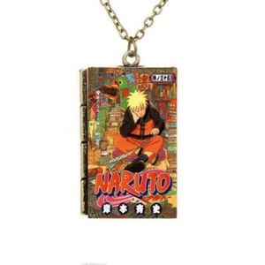 Anime Comic Book Cover Pendant Necklace New Bronze